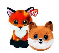 TY Meadow Beanie & Blaze Bouncer 2-Piece Gift Set - 15cm Soft Plush Toy Teddy & 7cm Bouncy Ball Plush - Collectible Stuffed Cuddly Toy Gift for Kids
