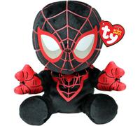 TY Miles Morales Spiderman Marvel Beanie Babies Regular, Licensed Beanie Baby Soft Plush Toy, Collectible Cuddly Stuffed Teddy