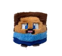 TY Steve Bouncer Plush - Cube Stuffed Toy | Soft Pixel-Style Plush Figure with Embroidered Details - Collectible Gamer Gift for Kids