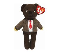 TY Mr. Bean Teddy Bear in Shirt & Tie - Iconic Soft Plush Toy from the Classic TV Show - Collectible Stuffed Plushie for Kids & Fans - Cuddly So