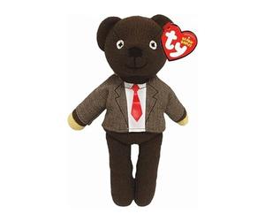 TY Mr. Bean Teddy Bear in Shirt & Tie - Iconic Soft Plush Toy from the Classic TV Show - Collectible Stuffed Plushie for Kids & Fans - Cuddly Soft Toy Gift for Boys & Girls