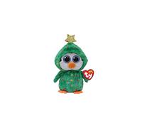 Ty Noel Penguin Green Beanie Boo Regular | Christmas 2022 Beanie Baby Soft Plush Toy | Collectible Cuddly Stuffed Teddy