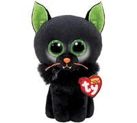 Ty Oleander Cat Green Beanie Boo Regular | Halloween 2022 Beanie Baby Soft Plush Toy | Collectible Cuddly Stuffed Teddy