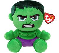 TY Original Beanie Babies Collection Marvel Avengers Hulk 18cm Soft Plush Toy