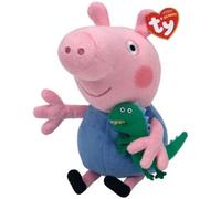 TY Original Beanie Babies Collection Peppa Pig George 15cm Soft Plush Toy