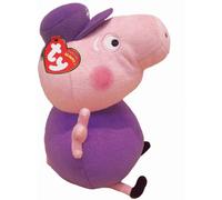 TY Original Beanie Babies Collection Peppa Pig Grandpa Pig Soft Plush Toy