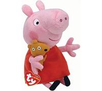 TY Original Beanie Babies Collection Peppa Pig Peppa 18cm Soft Plush Toy