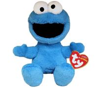 TY Oscar Sesame Street Beanie 17cm Soft Plush Toy for Kids - Collectible Cuddly Character Plushie - Sesame Street Soft Toy for Babies and Children