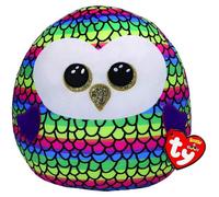 TY Owen Owl Squish-A-Boo 10"