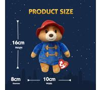 TY Paddington Bear Beanie Boos Regular | Beanie Baby Soft Plush Toy | Collectible Cuddly Stuffed Te