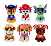 Ty Paw Patrol Beanie Babies - Set of 6! Marshall, Chase, Skye, Rocky, Rubble and Zuma!