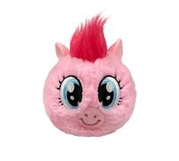 TY Pinkie Pie Bouncer Plush - My Little Pony Inspired Round Stuffed Toy | Soft Pink Pony Ball Plush with Embroidered Eyes & Mane - Cute Collectible Gift for Kids