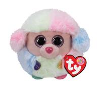 Ty Puffies Rainbow Poodle Top Quality Plush