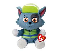TY Rocky Paw Patrol Soft Plush Toy for Kids, Cuddly Teddy, Collectible Stuffed Toy, Beanie Babies Range, Regular