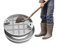 ty Round Rustproof Manhole Cover for Public Paths - 740mm Diameter Invisible Design for Septic Tanks & Areas Durable Inspection Solution