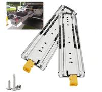 ty Side Mount Telescopic Drawer Slides220Kg Load Capacity 2500mm Length with Lock for Smooth Operation1 Pair Ideal for Cabinets and Furniture