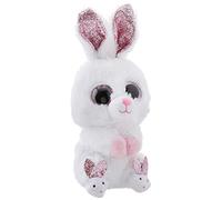 TY 36315 Slippers Rabbit, Collect, Play, Cuddle, Stays, Sweet, Extraordinary, Fantastic Fantasy Plush, White, Normal