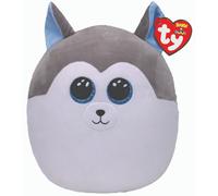 TY SLUSH HUSKY The Squish-A-Boos Collection Soft Toy Plush Cushion 14" 39193
