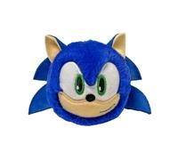 TY Sonic the hedgehog plush toy head cushion soft stuffed character pillow blue collectible kids for gift (3 inch)