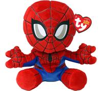 TY Spiderman Marvel Avengers Beanie Babies Regular, Licensed Beanie Baby Soft Plush Toy, Collectible Cuddly Stuffed Teddy
