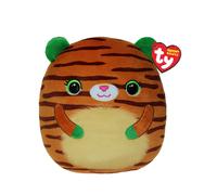 TY Tiggy Tiger Squishy Beanie 10” - Soft Plush Toy - Collectible Stuffed Teddy for Kids - Cuddly Plushies for Play & Display