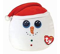 Ty Squish A Boo Flurry - White Snowman - 10 inch