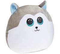 Ty Squish-a-Boo - Slush - Grey and White Husky - 14 inch