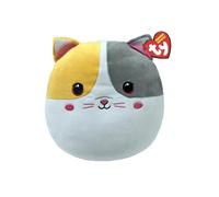 TY Squish A Boo Snuggles The Cat 10" Soft Plush Ty Multicolor