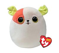 TY Patch Dog Squish a Boo 10 Inches - Squishy Beanies for Kids, Baby Soft Plush Toys - Collectible Cuddly Stuffed Teddy