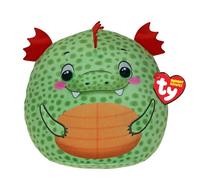 TY Squishy Beanies - Griffin the Dragon, Soft Plush Cushion with Green Eyes, Gift Idea for Young and Old - All to Collect - 22cm - T39417