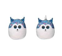 Ty Squishy Beanies Helena Blue Husky 30cm Top Quality Plush