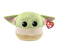 TY Star Wars Grogu Baby Yoda Squish-A-Boo 14 Inches | Licensed Squishy Beanie Baby Soft Plush Toys | Collectible Cuddly Stuffed Teddy