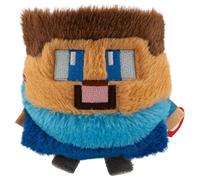 TY Steve Bouncer Plush - Cube Stuffed Toy | Soft Pixel-Style Plush Figure with Embroidered Details - Collectible Gamer Gift for Kids