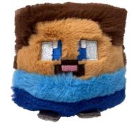 TY Steve Bouncer Plush - Cube Stuffed Toy | Soft Pixel-Style Plush Figure with Embroidered Details - Collectible Gamer Gift for Kids