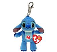 TY Stitch Disney Beanie Clip with Sound - Soft Plush Toy for Kids - Teddy, Baby Toy, Collectible Stuffed Plushies