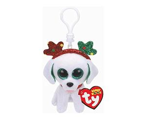 TY Sugar Dog Boo Key Clip Xmas 2019