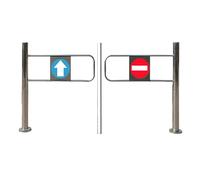 ty Swing Gate 1Way Entrance Door for Retail Stores Durable Unidirectional Barrier 50x97 cm Ideal for Shopping Malls and Commercial Spaces