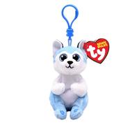ty Thunder the Husky - Beanie Bellies Key Clip