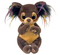 Ty Toffee Dog Beanie Bellies 20cm Brown Plush Soft Toy Sparkly Eyes 3+