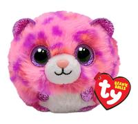 Ty Puffies Beanie Balls – Topaz Leopard 3" Plush Multicolor