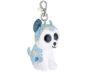 TY Toys 2005108 Helena Husky With Horn Keychain, Multicolor