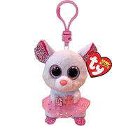 TY Toys 2007533 Keychain, White, 7 cm