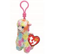 TY Toys - Beanie Boo's Clip Alpaca Lola - 12 CM, Multicolor, 2001445