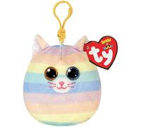 Ty Toys Heather Cat Squishy Beanie Clip
