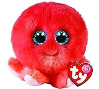 TY Toys - Teeny Puffies Octopus Sheldon - 10 CM Red 2009131