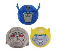 TY Transformers Bouncy Balls 3-Piece Set with Bumblebee, Megatron, Optimus Prime - Soft Plush Toys for Kids - Collectible Cuddly Stuffed Plushies - Fun Bounce Toy Gift for Boys & Girls