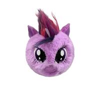 TY Twilight Sparkle Bouncer Plush - My Little Pony Inspired Round Stuffed Toy | Soft Purple Unicorn Ball Plush with Embroidered Eyes & Mane - Cute Collectible Gift for Kids