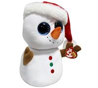 Ty - TY37077 Beanie Boo's Scoop Snowman Soft Toy - 23cm