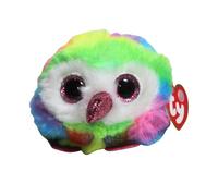 Ty UK Ltd 2005121 Owen Owl Puffies Plush Animal, Multicolor, 7cm
