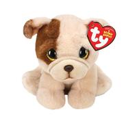 Ty Beanie Babies - Houghie - Tan Pug - Small 8 inches